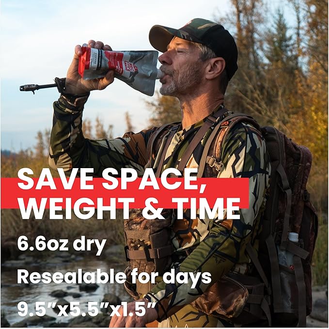 Performance Ultralight Instant Meals For Your Next Adventure | 700 Cal 42g Protein I Coffee (6-Pack)
