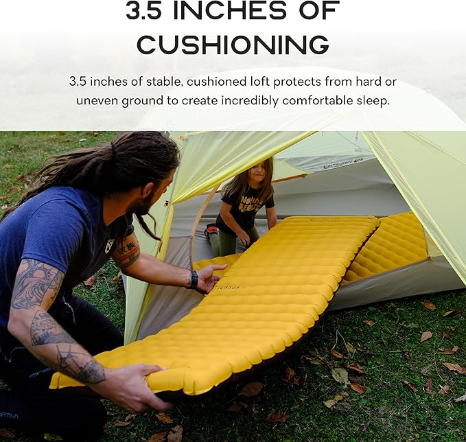 NEMO Equipment Tensor Trail Ultralight Insulated Sleeping Pad - Regular Wide (72"x25") - Mango/Huckleberry