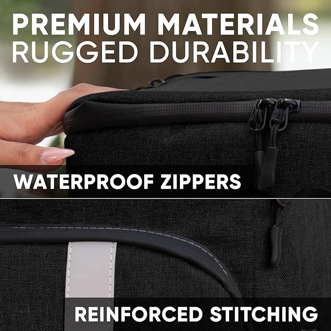 Everlasting Comfort Insulated Cooler Backpack - 54 Can, Leakproof Liner, Waterproof Zipper, Soft Backpack Cooler Bag for Men and Women - Beach, Picnic, Camping, Lunch