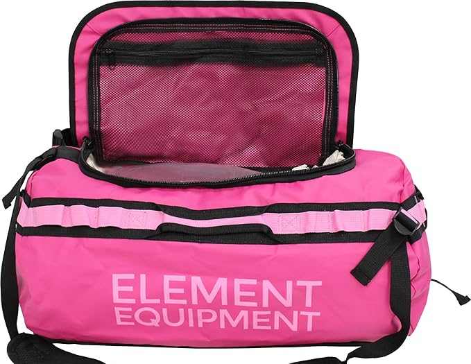 Element Equipment Trailhead Duffel Bag Shoulder Straps Waterproof Fuschia/Pink Small