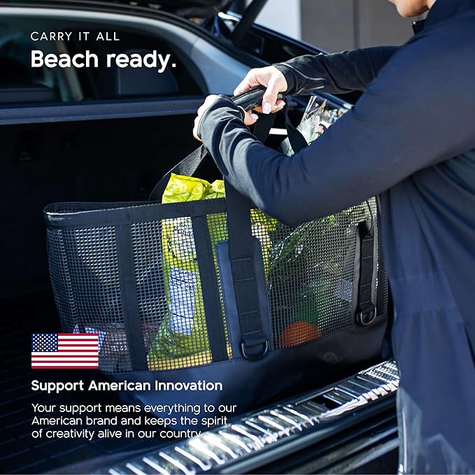 MISSION Boat Gear CASSI Heavy-Duty Outdoor Tote and Waterproof Marine-Grade Mesh Boat Bags