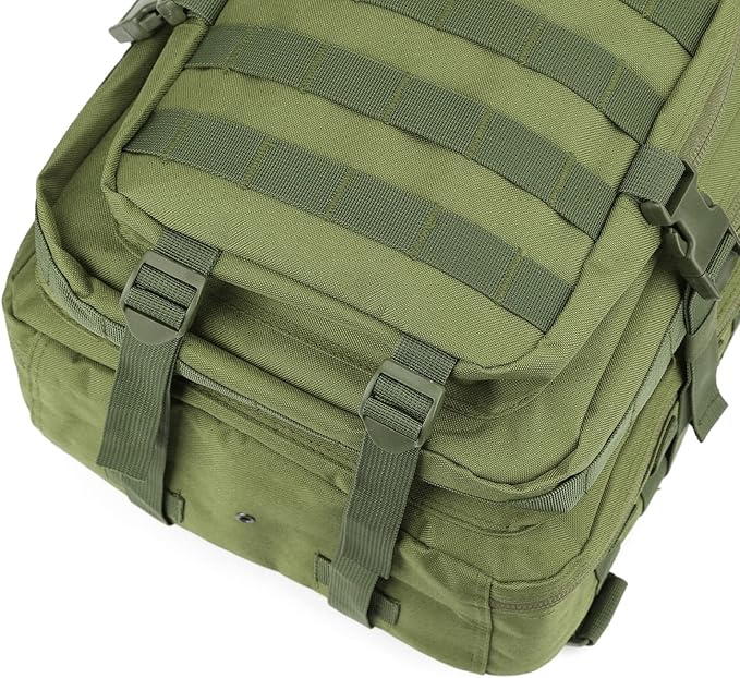 REEBOW GEAR Military Tactical Backpack Large Army 3 Day Assault Pack Molle Bag Boys Backpacks for School Army Green
