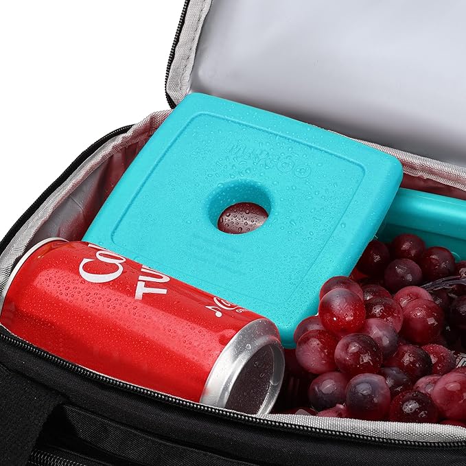 MIYCOO Ice Packs for Lunch Boxes & Lunch Bag - Quick Freeze Ice Pack Space Saving Freezer Packs - Reusable Slim Original Cool Pack - Cooler Accessories for Beach, Camping and Fishing