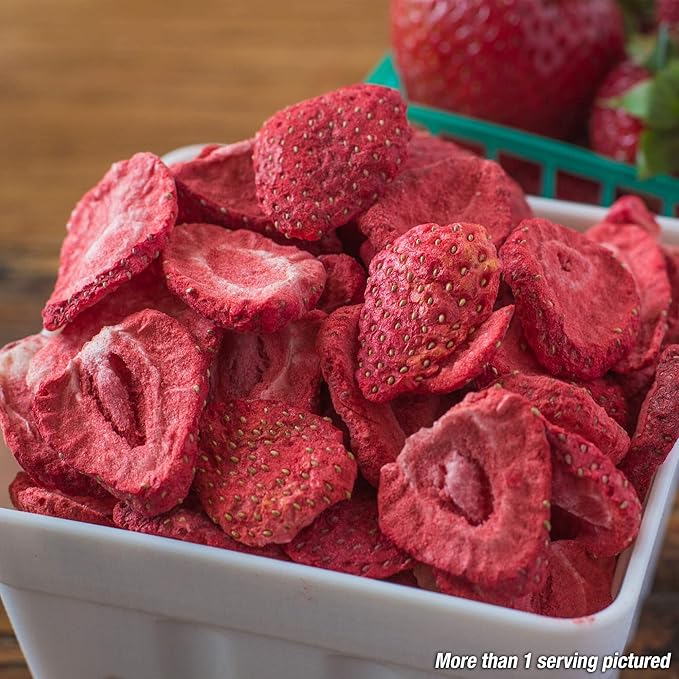 4Patriots Freeze-Dried Sliced Strawberries #10 Can: Designed to Last 30 Years, 18 Servings