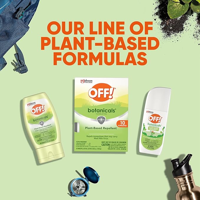 OFF! Botanicals Insect Repellent, Plant-Based Bug Spray & Mosquito Repellent, 4 Oz