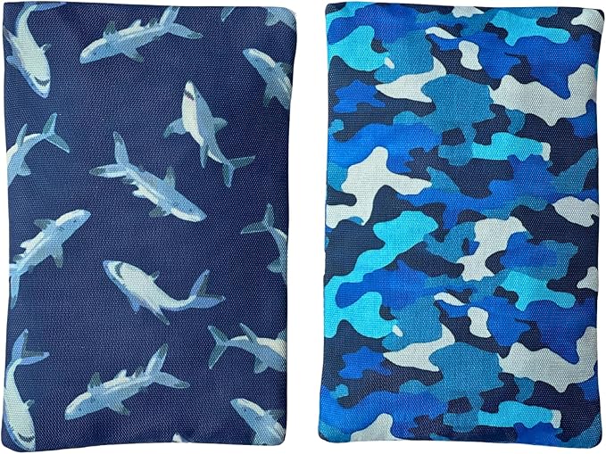 Yumbox Reusable Soft Ice Packs with Fabric Sleeve for Lunch Box and Cooler, Sweatproof, Pack of 2 Gel Ice Packs (Camo)