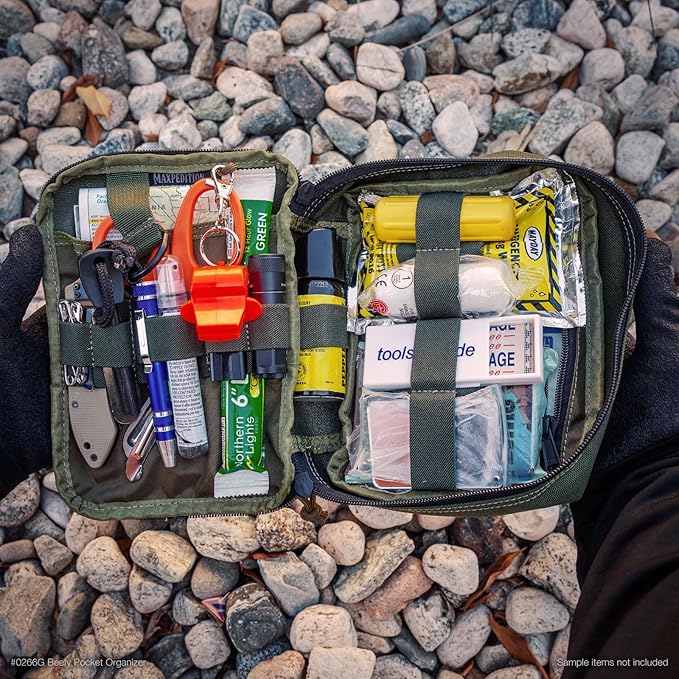 MAXPEDITION Beefy Pocket Organizer, Compact, MOLLE-Compatible, 1000D Nylon Tactical Pouch, Everyday Carry Tool and Gear Storage for Outdoor, Tactical, Survival, 0266