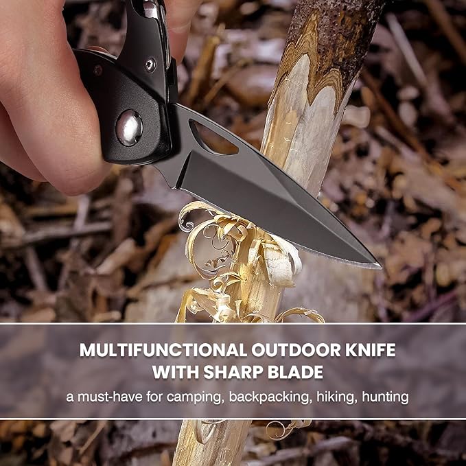 Fathers Day Dad Gift for Men Husband, 6-in-1 Multitool Knife for Camping, BEST DAD EVER Gift for Grandpa Papa from Daughter Wife Son, Birthday, Anniversaries Present for Him, Cool Tools for Men