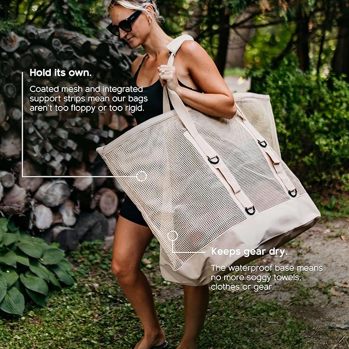 MISSION Boat Gear CASSI Heavy-Duty Outdoor Tote and Waterproof Marine-Grade Mesh Boat Bags