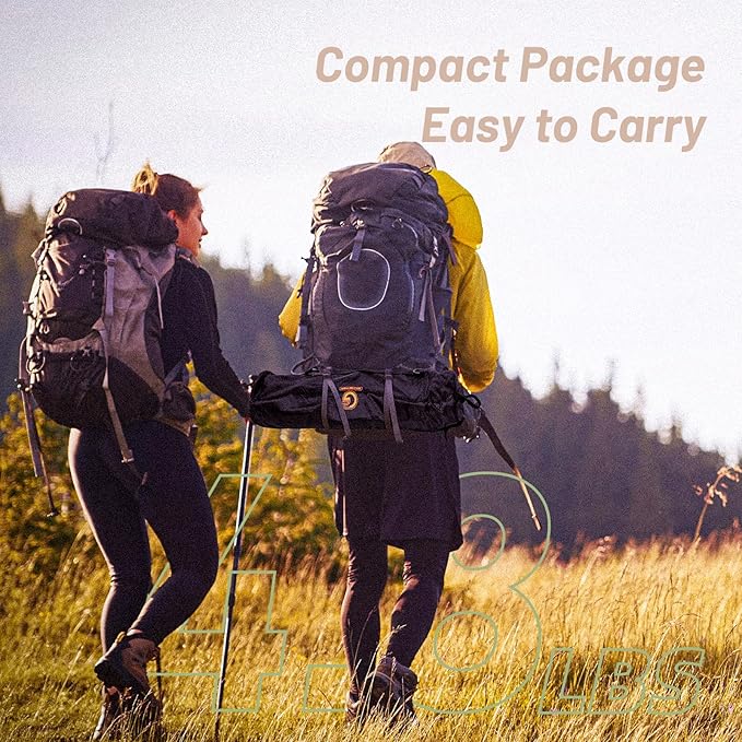 G2 Foldable Camping Cot, Durable Travel Tent Cot, Ultralight for Backpacking, Summer Hiking, Mountaineering, Max Loading Capacity 264lb, Easy to use for Woman & Man, Comes with Storage Bag