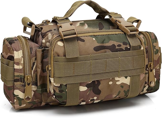 FAMI Deployment Bag Tactical Waist Pack Small Sling Pack Hand Carry Bag Handlebar Bag