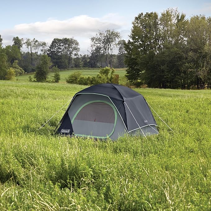 Coleman Skydome Tent with 5 Minute Setup, 2/4/6/8-Person Weatherproof Tent with Rainfly & Carry Bag, 20% More Headroom Than Traditional Canopies