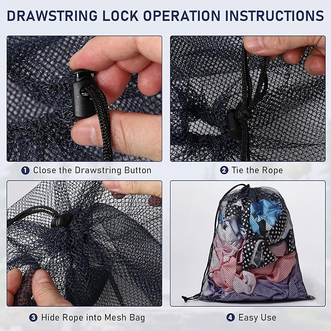 Mesh Drawstring Bag