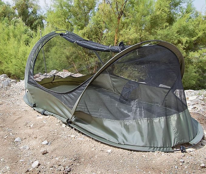 USGI Industries Bivy Tent | Lightweight Single Person Sleeping Net System for Outdoors, Camping, Survival, Hiking, Backpack | Mesh Protection