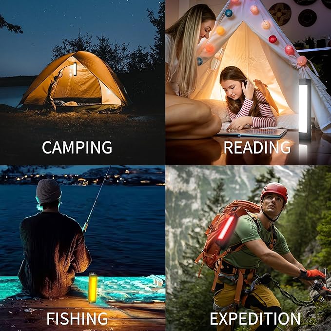 Phonar Solar Rechargeable Hiking Lantern, Camping Lantern for Power Outages,Up to 1500LM Camping Flashlight,Long Hours Life,4 Modes,Power Bank,Fit for Camping,Hiking,Fishing,Hurricane