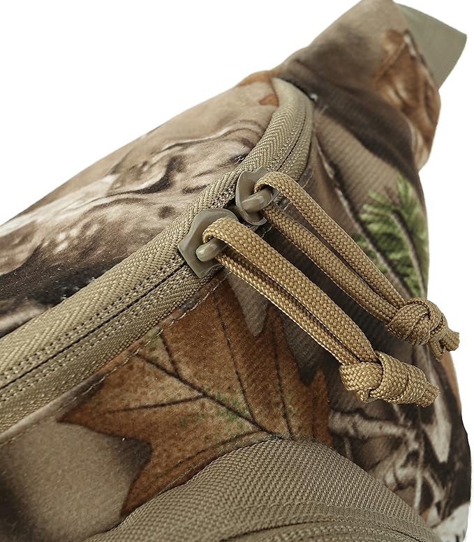 AUSCAMOTEK Hunting Camouflage Fanny Pack for Men - Waterproof Waist Bag for Hunters - Woodland Camo