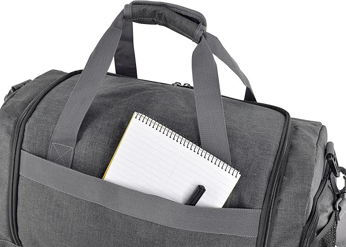 Ultimate Gym Bag 2.0: The Durable Crowdsource Designed Duffel Bag with 10 Optimal Compartments Including Water Resistant Pouch