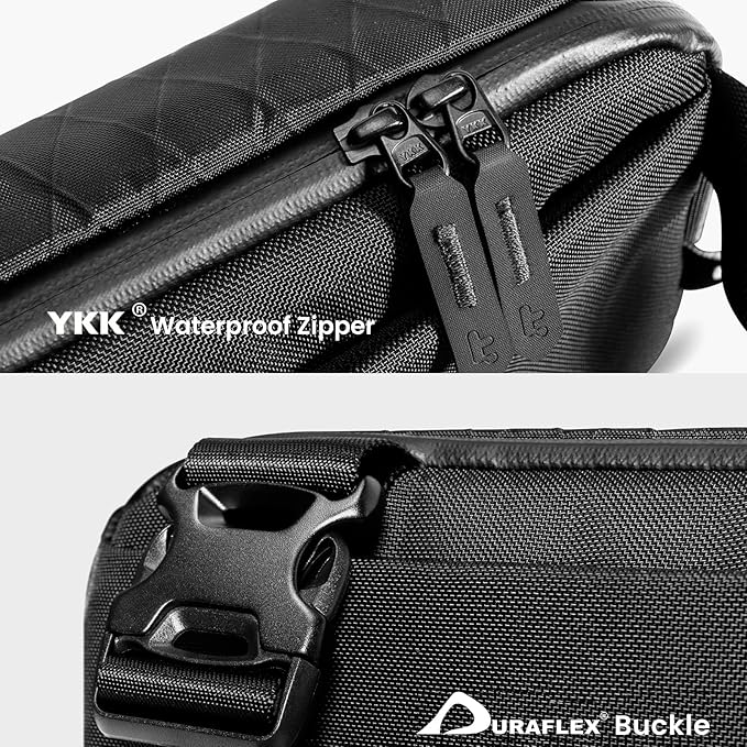tomtoc Compact EDC Sling Bag, Chest Shoulder Crossbody Sling Daypack for Men Women, Water-resistant Lightweight Everyday Carry Casual Pack for Nintendo Switch 2, Tactical, Travel, Work, Gym, Sport