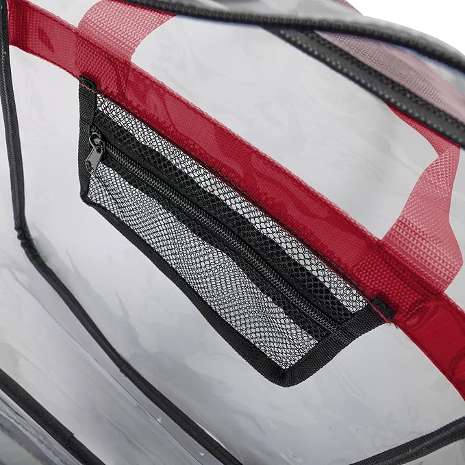 FOCO NFL Team Logo Clear See Through Stadium High End Messenger Bag