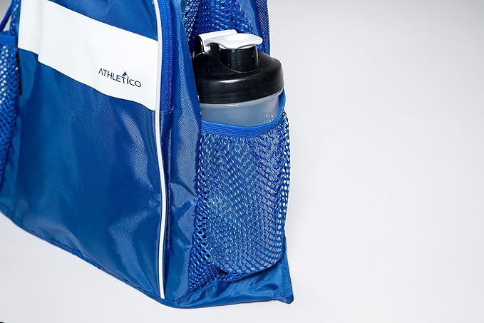 Athletico Mesh Swim Bag - Mesh Pool Bag With Wet & Dry Compartments for Swimming, the Beach, Camping and More