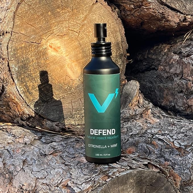 Volt Insect Defender – DEET-Free Plant-Based Outdoor Spray, Aluminum Bottle, Family-Friendly, Natural Essential Oils, 5 Oz (150ml)