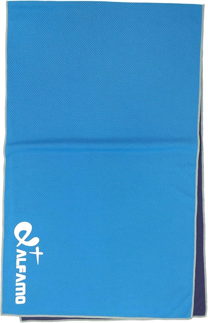 Cooling Towel for Sports, Workout, Fitness, Gym, Yoga, Pilates, Travel, Camping & More