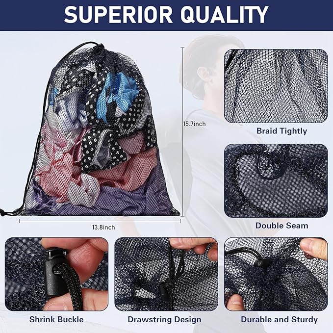 Mesh Drawstring Bag