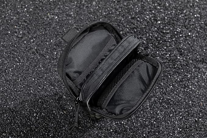 EXCELLENT ELITE SPANKER Tactical Molle EDC Pouch Nylon Belt Waist Bag Camping Hiking Organizer with Cellphone Holster for iPhone 12Pro 12 11ProMax XsMax XR XS X 8Plus 8 7 6 Samsung Galaxy Note 9 S9