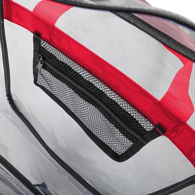 FOCO NFL Team Logo Clear See Through Stadium High End Messenger Bag