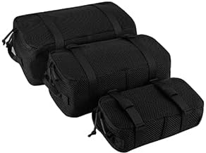 PETAC GEAR 3 PCS Tactical Modular Packing Cubes, Large Capacity Mesh Storage Bag,Outdoor Travel Organize Storage Pouches Bags.