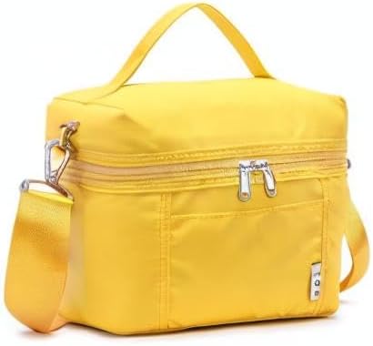 NOL Natural Organic Lifestyle Insulated Lunch Bags for Women Cooler Bag Lightweight Nylon Waterproof Lunch Box For Work