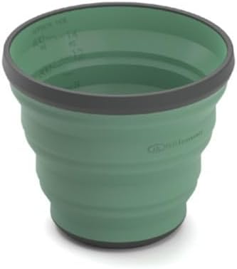 GSI Outdoors Escape Cup79225 – 17 fl oz Collapsible Camp Cup with Handle, Green