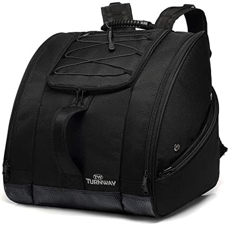 Ski/Snowboard Boot Bag/Skating Bag | Store Gear, Jacket, Helmet, Goggles, Gloves & Accessories | Travel with Waterproof Exterior & Bottom, Venting & Grommets for Snow Drainage