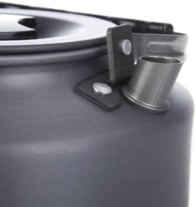 Docooler Tea Kettle, Stainless Steel Teapot, Portable Coffee Pot, Whistling Water Kettle, Camping Picnic Stove Top 0.8L/1.1L/1.2L/1.6L