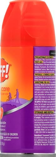 OFF! FamilyCare Insect & Mosquito Repellent Aerosol, Bug Spray Made with Picaridin for Everyday Use, 5 oz