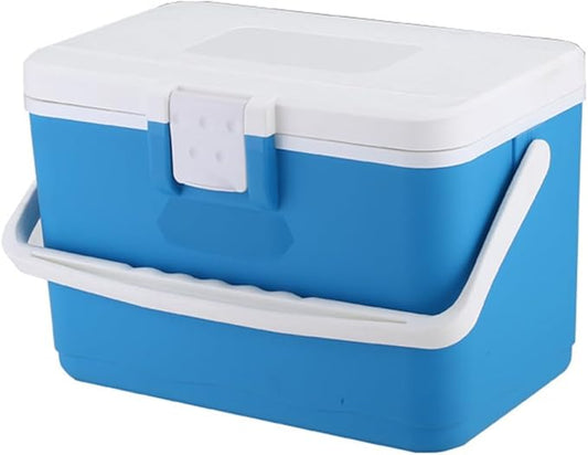Small Cooler for Camping, Portable Leakproof Outdoor Cooler Box, 3/5/6/8 Quart Hard Ice Retention Insulated Lunch Box for Camping Fishing Beach Picnics Grill