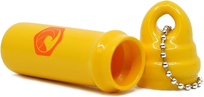 Floating Keychain (2 pack) with Waterproof Safety Container Boat Key Float - Pontoon, Fishing Accessories key holder