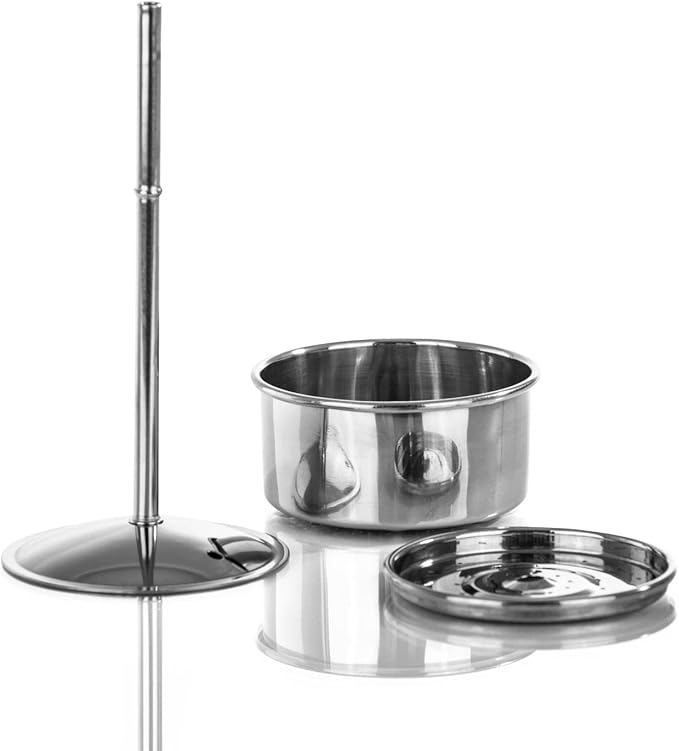 Petromax Coffee Percolator Inner Cup Replacement Steel Tube, Filter, Lid