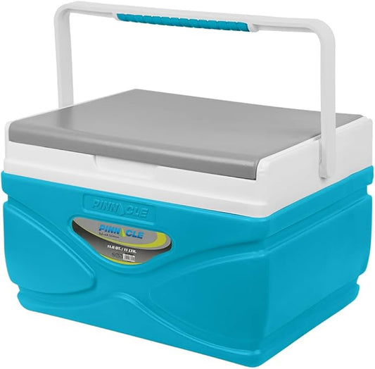 Picnic Cooler – 4.5 Liter Hard Cooler – Coolbox Keeps Contents Cool for 48 Hours – BPA Free Outdoor Cooler – Portable Cooler for Picnics, Grill, Camping (Orange)