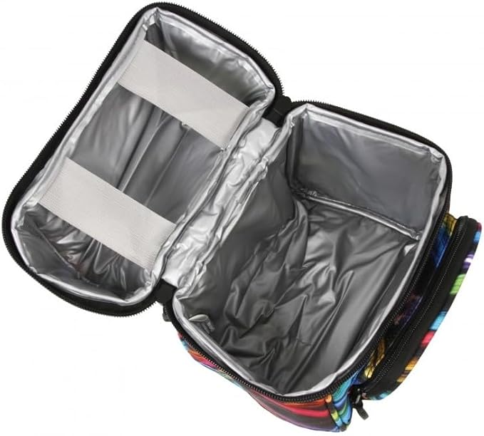 J World Corey Kids Lunch Bag. Insulated Lunch-Box for Boys Girls, Quantum