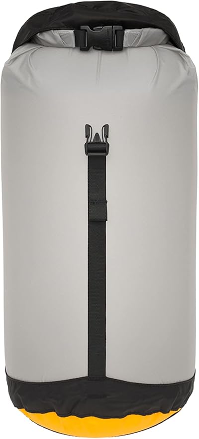 Sea to Summit eVac Ultra-Lightweight Compression Dry Bag, Waterproof Dry Storage, 13 Liter, High Rise Grey