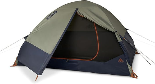 Kelty Late Start Backpacking Tent – Lightweight Two Man Camping Tent Shelter with Quickcorners, Aluminum Poles, Waterproof Poly Fly, Updated for 2024