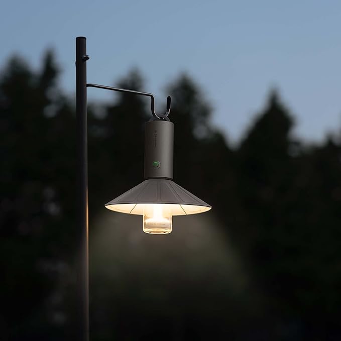 HOTO Outdoor Camping Flashlight Rechargeable, 3-in1 Camping Lantern 3200mAh, IP66 Water Resistant Camping Lamp Tent Lights with Hook, LED Flashlight for Camping, Outdoor, Emergency