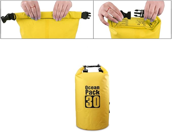 Dry Sack/Floating Waterproof Bag 2L/5L/10L/20L/30L for Boating, Kayaking, Hiking, Snowboarding, Camping, Rafting, Fishing and Backpacking