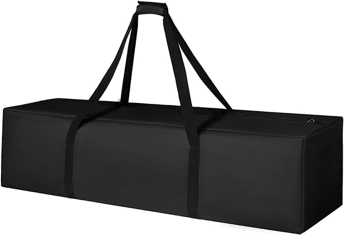 INFANZIA Duffel Travel Sports Equipment Bag, Long Luggage Bag with Upgrade Zipper Water Resistant, Extra Large Foldable Storage Bag for Camping, Tent, Tripod, Fishing(50x13x13 inch,1PCS)