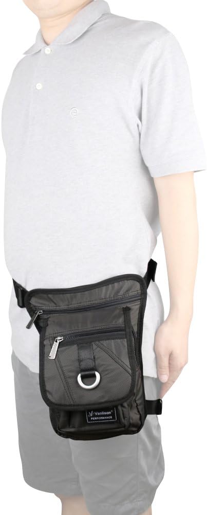 Waterproof Airsoft Tactical Drop Leg Pouch Bag Panel Motorcycle Bag