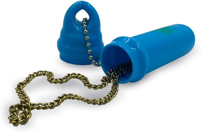 Floating Keychain (2 pack) with Waterproof Safety Container Boat Key Float - Pontoon, Fishing Accessories key holder