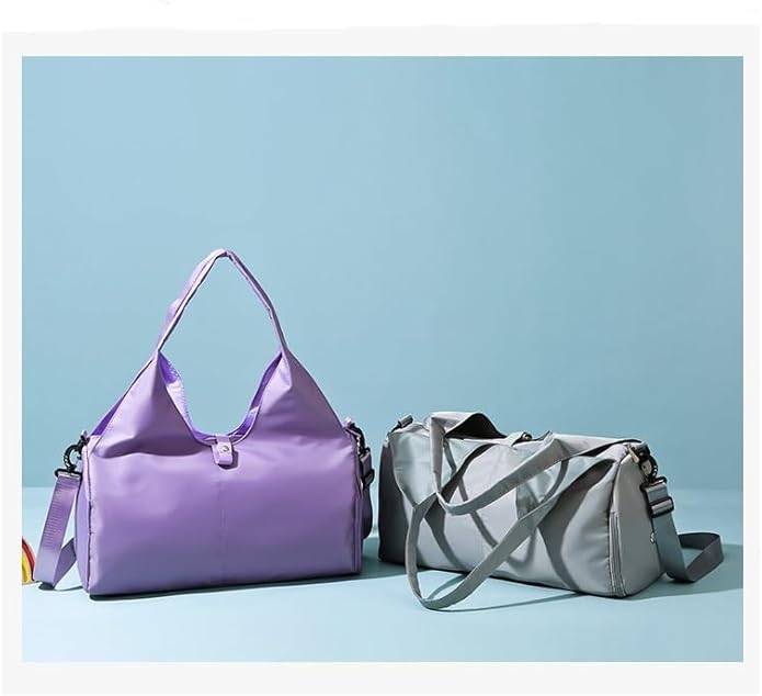 Yoga Gym Bag -Large Capacity Gym Bag with Yoga Mat Holder Water Resistant Workout Bag for Travel Workout Daily