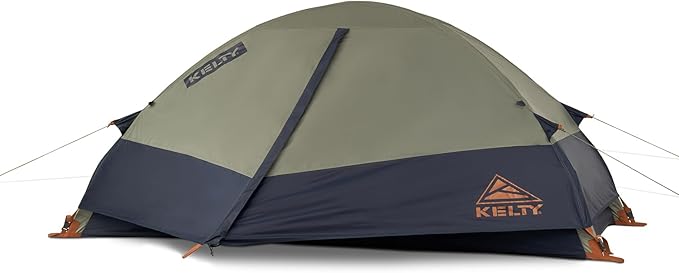 Kelty Late Start Backpacking Tent – Lightweight Two Man Camping Tent Shelter with Quickcorners, Aluminum Poles, Waterproof Poly Fly, Updated for 2024