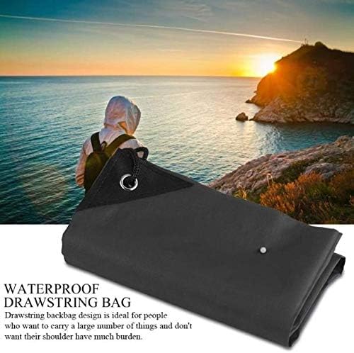 Drawstring Backpack Hawaiian Geometric Pineapple Bag Water Resistant Lightweight Gym Sackpack For Hiking Yoga Gym Swimming Travel Beach